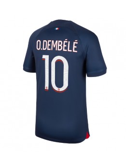 Billige Paris Saint-Germain Ousmane Dembele #10 Hjemmedrakt 2023-24 Kortermet